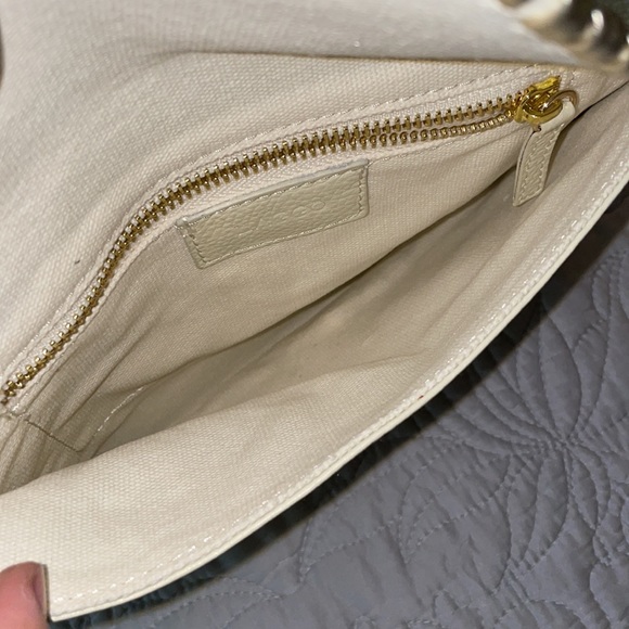 LAGGO Cream Leather Envelope Clutch - Picture 3 of 5